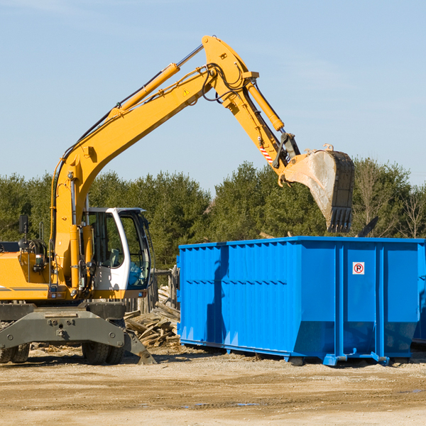 are there any restrictions on where a residential dumpster can be placed in Taft Heights